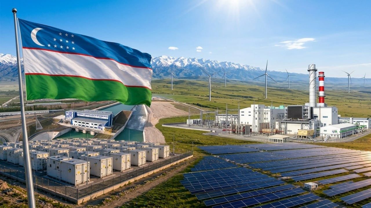 Генерирующие мощности Узбекистана достигли 32,2 ГВт